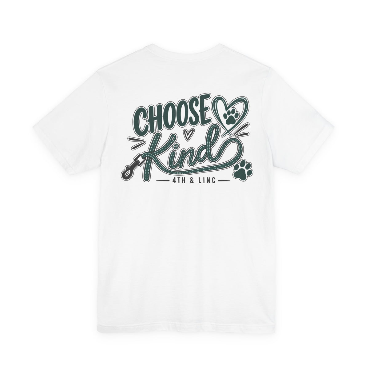 4th & Linc “Choose Kind” White Tee
