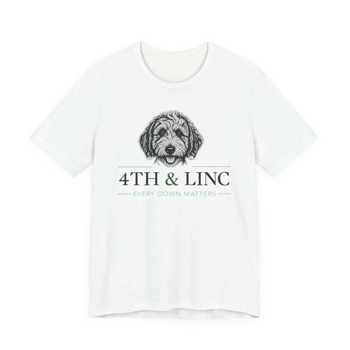 4th & Linc “Every Down Matters” Tee — White